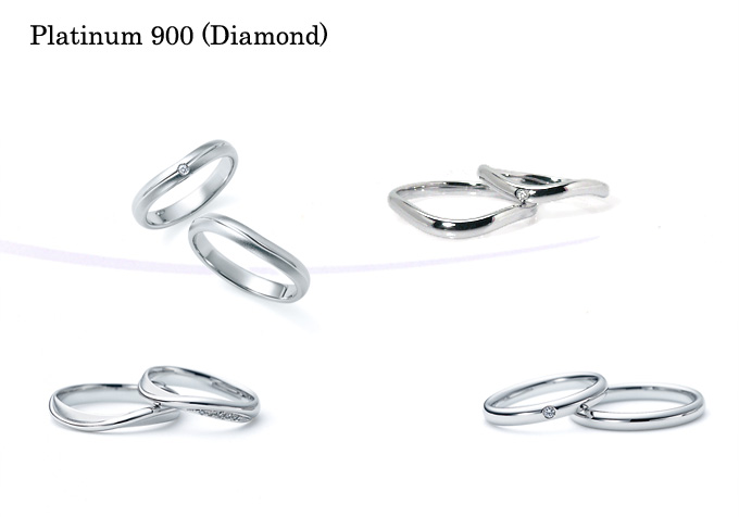 Romantic Blue; Platinum 900 "Diamond" s}eBbNu[Ev`i900 _Cht }bWOEw