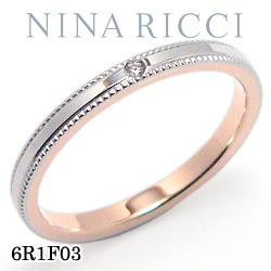 NINA RICCI 6R1F03 Pt900/K18PG _Ch O